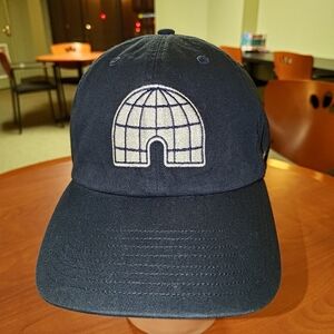 '47 Brand Duluth Eskimos Archive Ivory/Navy Dad Strapback Cap Hat
